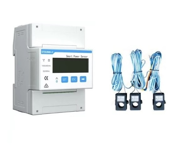 Three-Phase Energy Meter Huawei DTSU666-H 250A/50mA + 250A Transformers AND RS485 CABLE.
