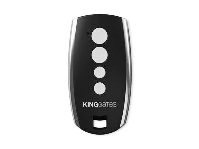 KING STYLO4K Télécommande à 4 canaux avec code dynamique 433,92 MHz, noir