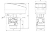 Supapă zonală cu 3 căi AZV 643 DN20, Kvs=8, filet exterior G 1 inch