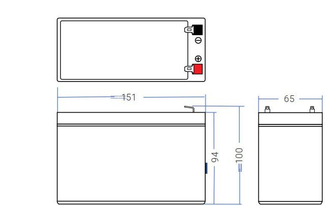 AGM akkumulátor Green Cell VRLA 12V 7Ah
