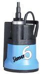 Submersible pump SIMER 6S (230V) - pumps water up to2 mm water table (metal impeller and housing) with integrated switch with electrodes to