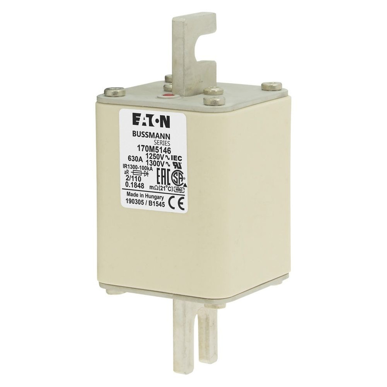 Quick insert, 630 A, AC 1250 V, size 2, 61 x 75 x 138 mm, aR, DIN, IEC 170M5146