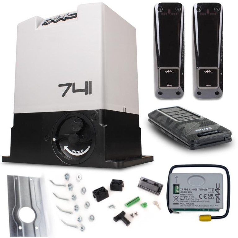 FAAC 741 Delta 3 FDS automatismo para puertas correderas de hasta 900 kg