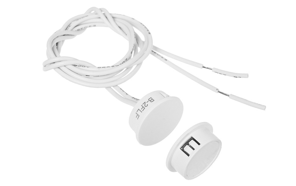 Magnetic reed detector SATEL B-2FLF recessed with NC flange diameter 15 mm