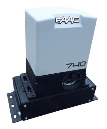 Base de montaje 10,5-16cm OCYNK RAL7016 para operadores DEA LIVI, SOMFY ELIXO, BFT DEIMOS, ROGER M30