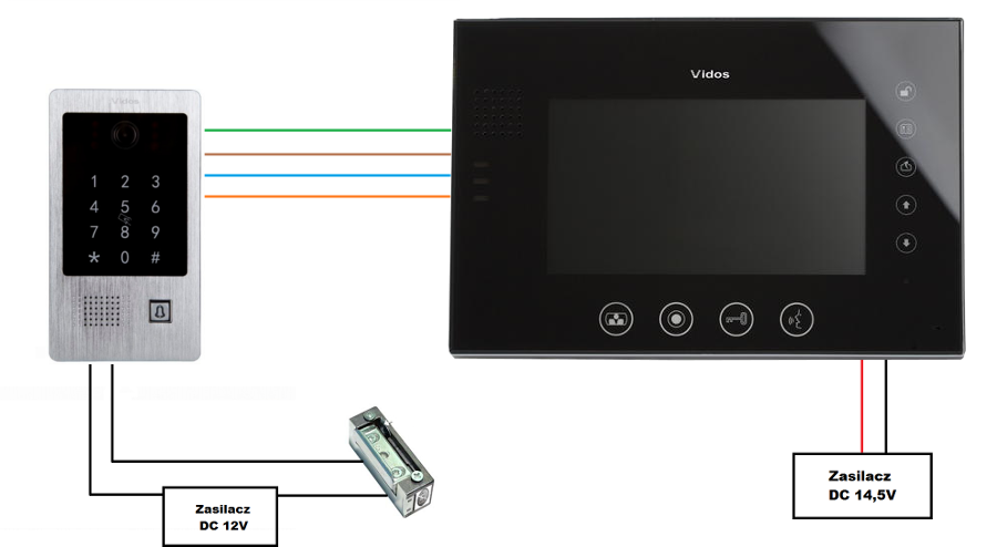 VIDOS M670B-S2/S20DA video intercom