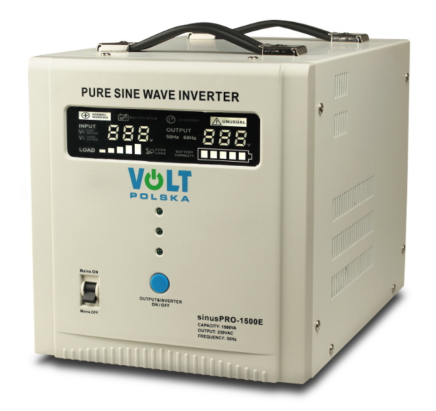OMVORMER VOLT POLSKA SINUSPRO-1500E 12V 1050/1500W