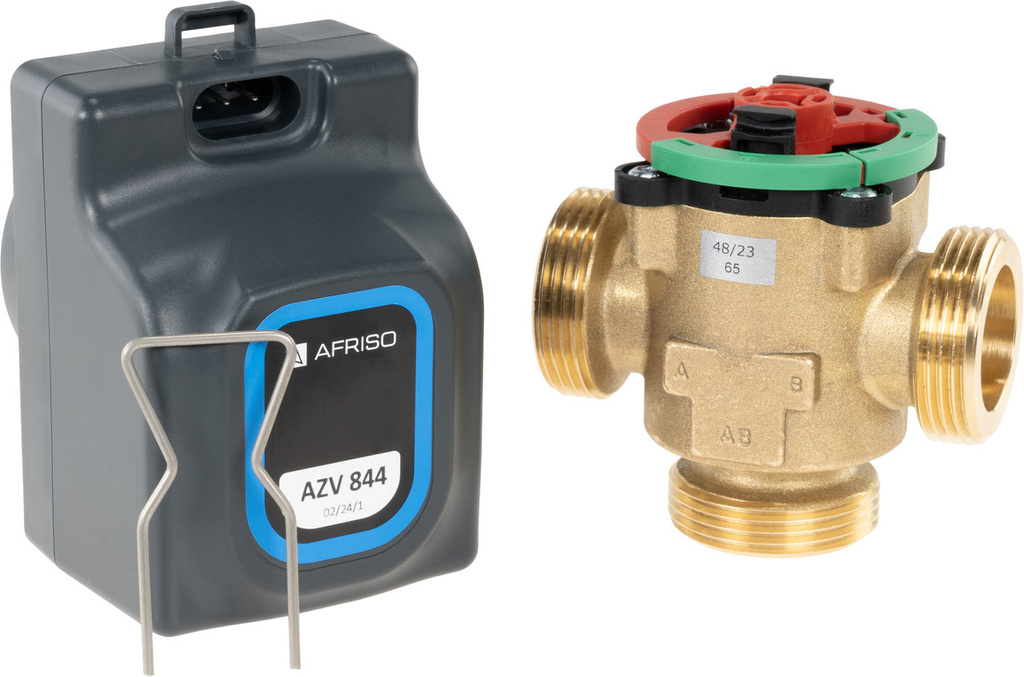 AZV 844 3-way zone valve DN25 G1 1/4 inch Kvs 11 230 V AC AB-B