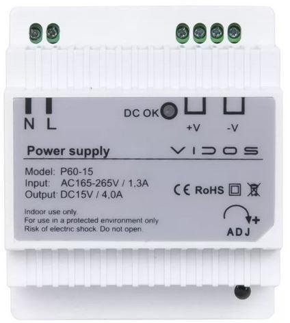 VIDOS P60/15 power supply