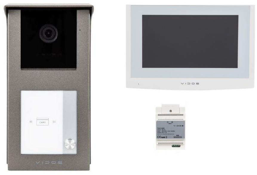 VIDOS 2IP video-intercom S201-1 met monitor M200W-X intercomkit