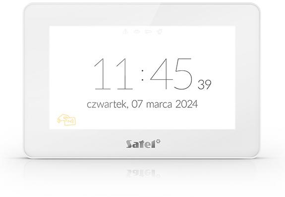 SATEL 7" touch screen keypad INT-TSH2R-W white