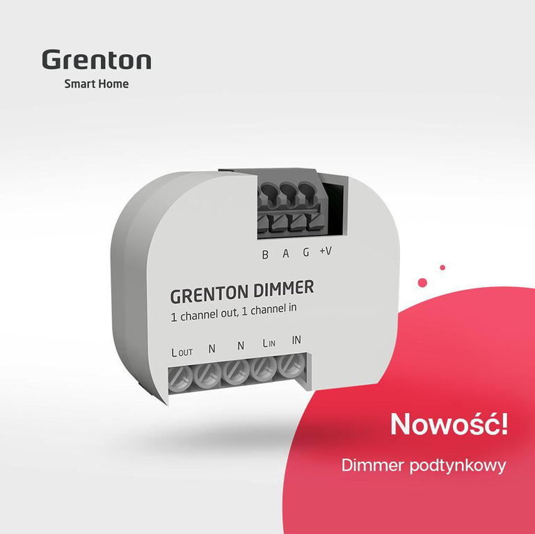 DIMMER flush lighting module Grenton