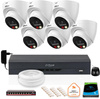 KIT OF 6 Dahua IP Cameras 8mpx IPC-HDW1839T-A-IL-0280B-S6 + DISK 1TB