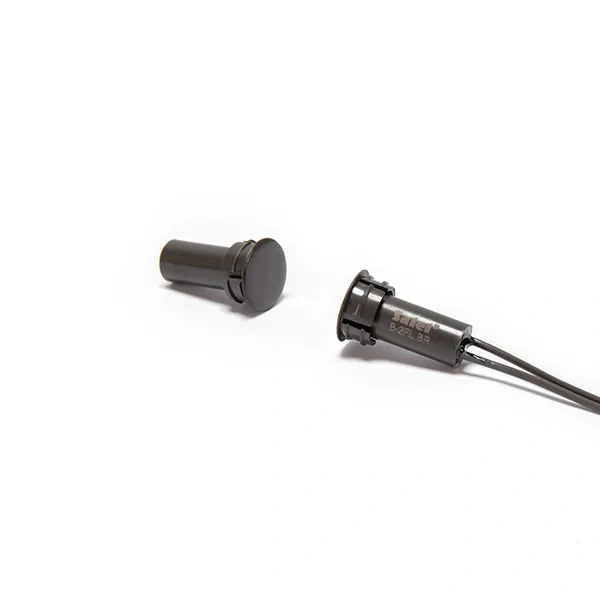Magnetic detector NC SATEL B-2FL BR recessed hermetic reed switch diameter 12.7 mm