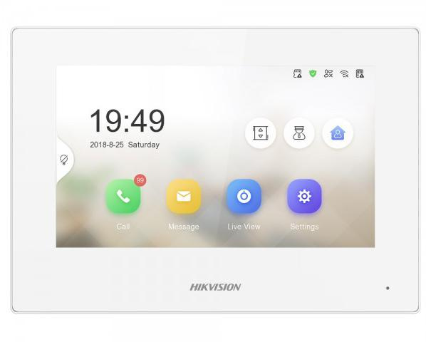 Hikvision video door entry monitor DS-KH6320-WTE1-W