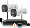 Dahua IP surveillance set two Wi-Fi 3MPx cameras dual LED IR lighting range 30m