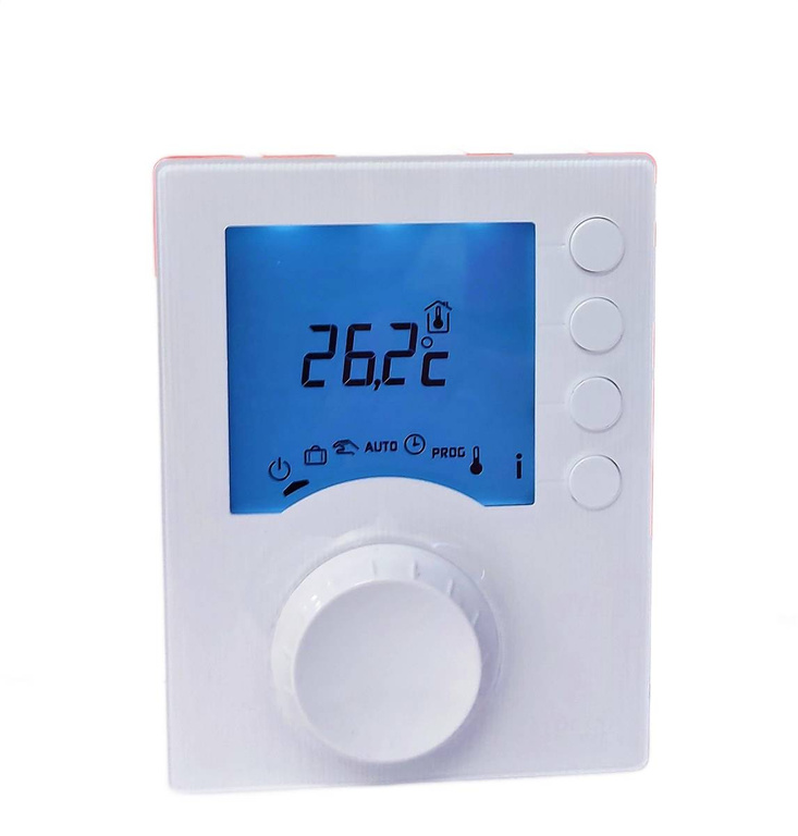 Termostato radio programable TYBOX 137 + para caldera o bomba de calor no reversible
