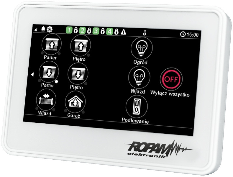 ROPAM TOUCH BILLENTYŰZET TPR-4W