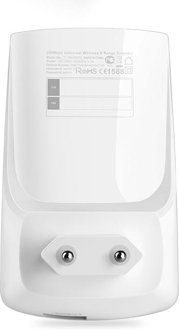 TP-Link TL-WA850RE WiFi N300 repeater med Ethernet-port