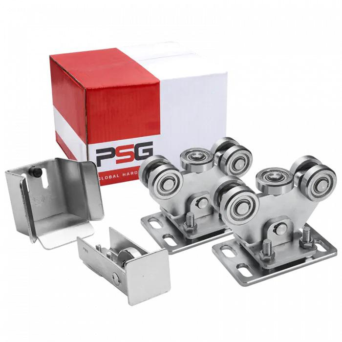 PSG 60.00P.70 tolóajtókocsicsomag 70x70x4 mm-es sínhez való tolóajtókhoz