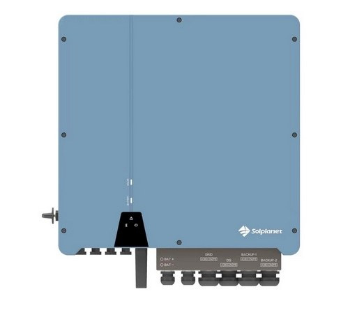 Hybrid-Wechselrichter Solplanet ASW08kH-T1, 8kW, 2 MPPT, WLAN, RS485 - dreiphasig, Kompatibel mit Lithium-Ionen-Batterien, 10 Jahre Garantie.