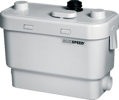 Pompa da bagno Sanispeed senza WC con funzioni aggiuntive per un massimo di 4 unità