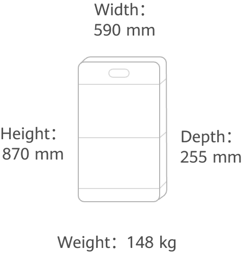 Huawei LUNA2000-14-S1 Energy Storage System , 13.8 kWh , LiFePO4, RS485, FE, CAN communication