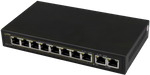 POE SWITCH PULSAR SG108 10-PORT (8xPoE + 2xUPLINK)