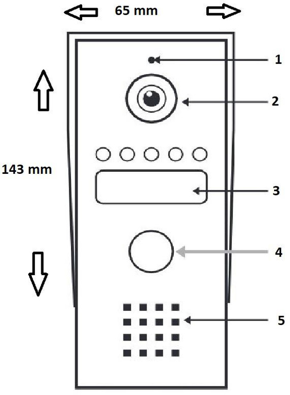 Videophone ORNO VI-VID-RO-1077