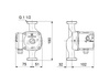 Circulatiepomp UPS25-40 N 180 1x230V 50Hz 9H