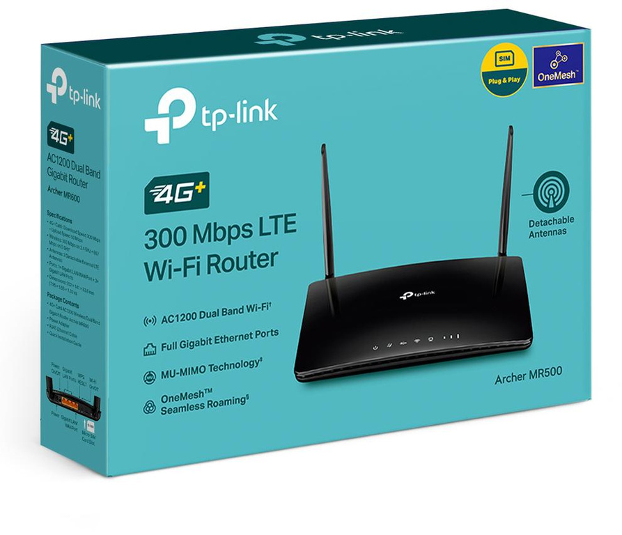 TP-LINK MR500 4G+ CAT6 LTE ROUTER