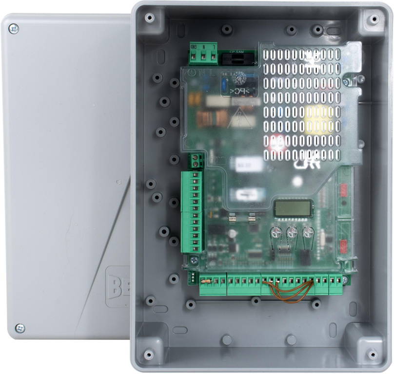 Automation set Beninca KBILL4024.PM TRUST 24V - drive for double-leaf gates up to 8 m - 24 V actuators, TRUST control panel, photocells, remote control