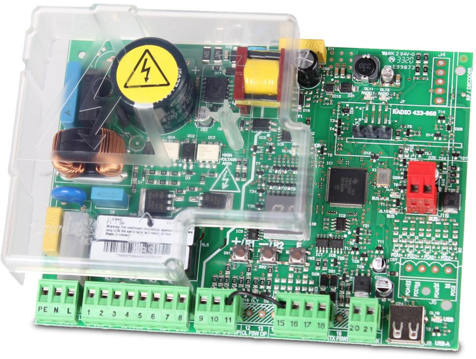 Kit de automatismo FAAC 414 para cancelas de doble hoja de hasta 6 metros de longitud