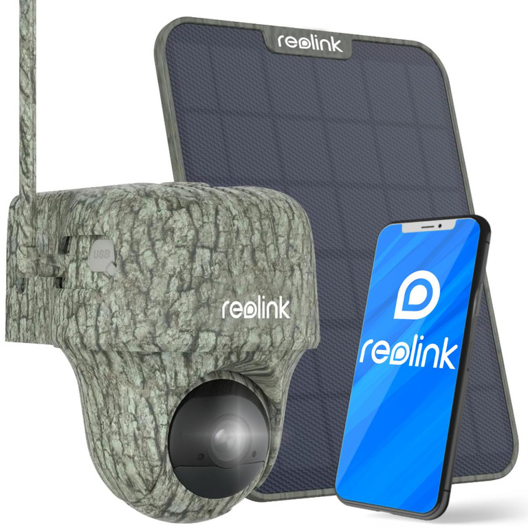 Reolink GO Series G450 IP camera plus panou solar 2