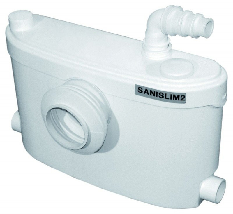 Maceratore Sanislim per WC, lavabo, doccia e bidet, altezza 2 m, scarico 40 mm