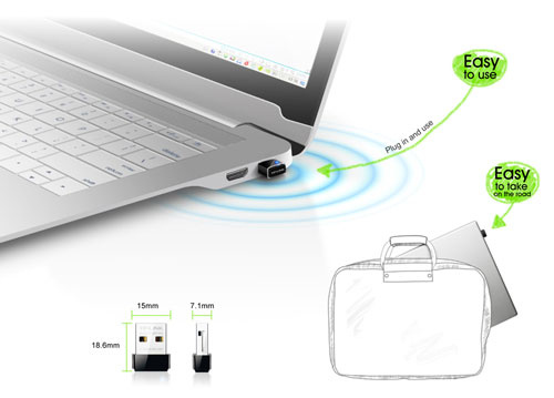Adaptateur WLAN USB TP-Link WN725N