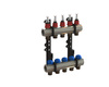 INVEST verwarmingsverdeler met rotameters voor 8 circuits voor vloerverwarmingssystemen