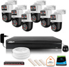 Dahua IP surveillance set of 6 2MP PTZ cameras with DVR and 1TB HDD