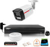Dahua IP surveillance kit WizColor 4MPx 2K outdoor camera with up to 50m night range