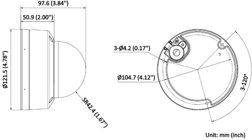 CAMÉRA IP HKVISION DS-2CD2343G2-LI2U(2.8mm)