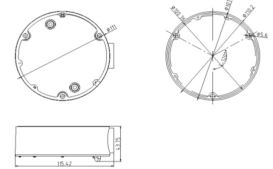 HIKVISION DS-1280ZJ-DM18 POIGNÉE