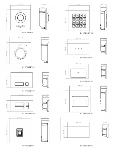 MODUL DAHUA VTO4202FB-MB1