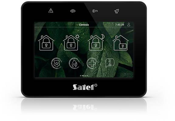 Manipolatore SATEL con touch screen da 4,3" INT-TSG2R-B nero