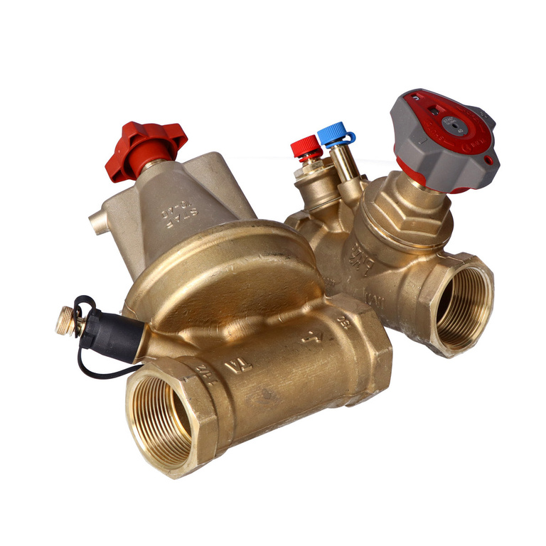 Balansventielset STAD PN16 en drukverschilregelaar STAP DN 40, bereik 10-40 kPa