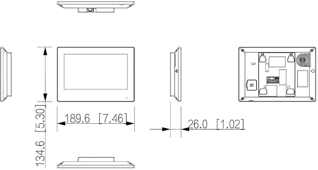 DAHUA MONITOR VTH2621G-WP