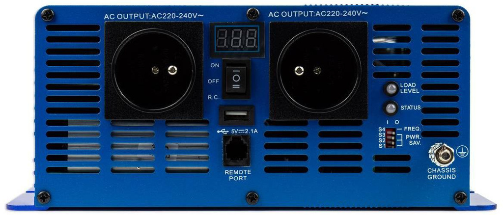 PRZETWORNICA VOLT POLSKA SINUS ECO 5000 12V / 230V 2500/5000W