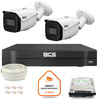 BCS Line IP Surveillance Kit 2x BCS-L-TIP25FSR5-Ai1 Caméra DVR avec 1TB HDD