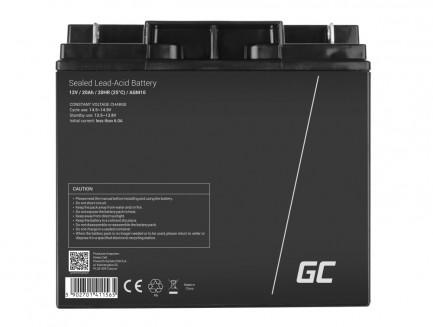 BATTERIE AGM Green Cell VRLA 12V 20Ah