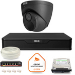 BCS Point IP surveillance set 1x BCS-P-EIP28FWR3-Ai2-G camera DVR with 1TB drive