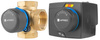 Conjunto de control: válvula de 4 vías ARV 485 ProClick DN32, Rp1 1/4 pulgadas, Kvs 16 y actuador ARM 343 ProClick